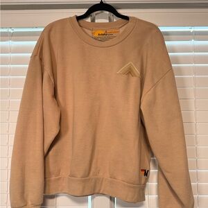 Aviator Nation Beige Crewneck Sweatshirt